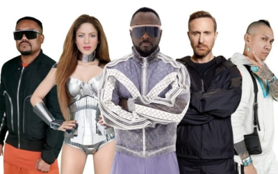 Shakira presenta nuevo material junto a David Guetta y Black Eyed Pease.