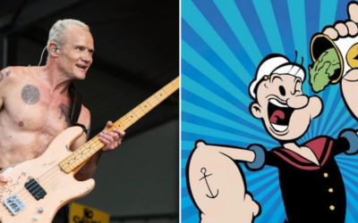 Flea el bajista de los Red Hot quiere personificar a Popeye.