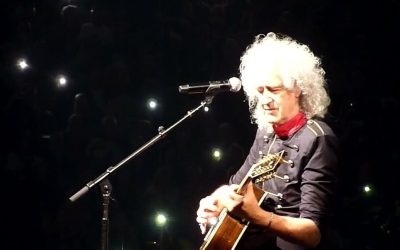 Brian May se emocionó tras cantar con el holograma de Freddie Mercury.
