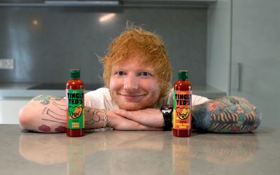 Ed Sheeran regresa al cine y lanza su marca de salsas picantes