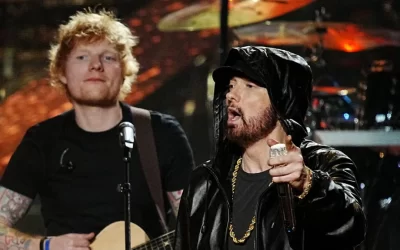 Ed Sheeran y Eminem se unen para interpretar dos canciones en vivo
