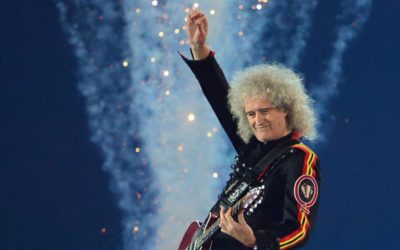 La reacción de Brian May al enterarse de que ‘We will rock you’ es buena para la salud