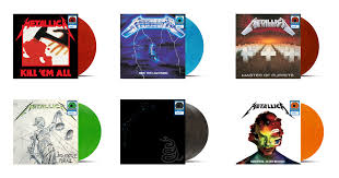 Metallica anuncia que relanzar sus 5 primeros LPS en vinilos de color