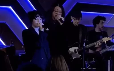 Dave Grohl y su hija Violet versionan a Nirvana en un homenaje a David Bowie