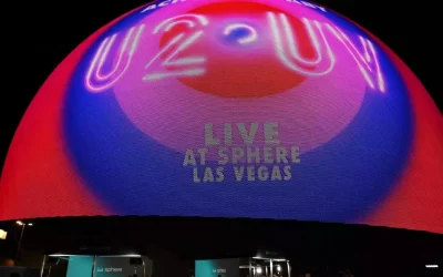 U2 preparan un video y un álbum filmado el viernes en The Spere