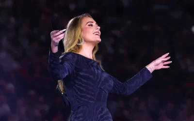 Adele detuvo su show por unos minutos para proyectar una competencia de los JJOO
