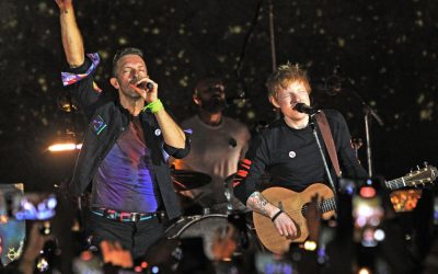 Chris Martin y Ed Sheeran unen sus voces para una actuación sorpresa en el Global Citizen