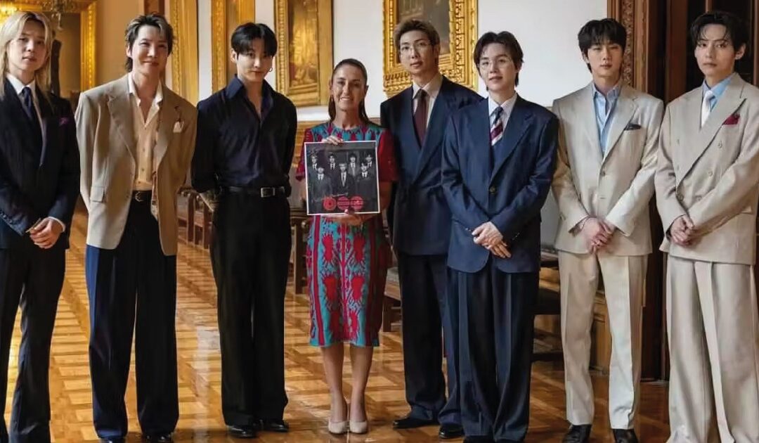 BTS causa furor en México