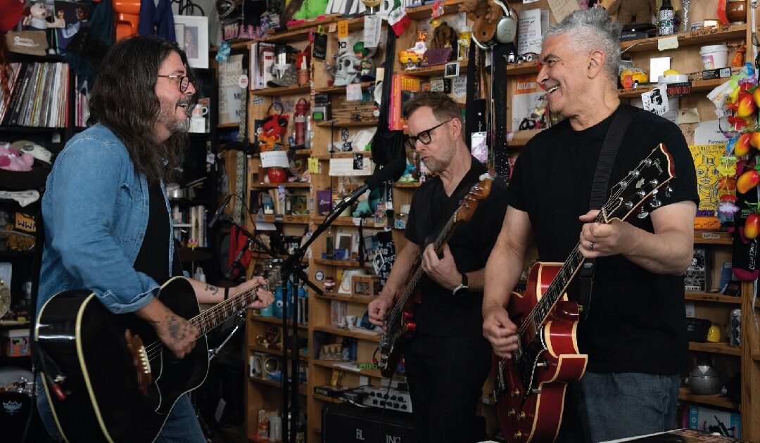 Foo Fighters brillan en Tiny Desk